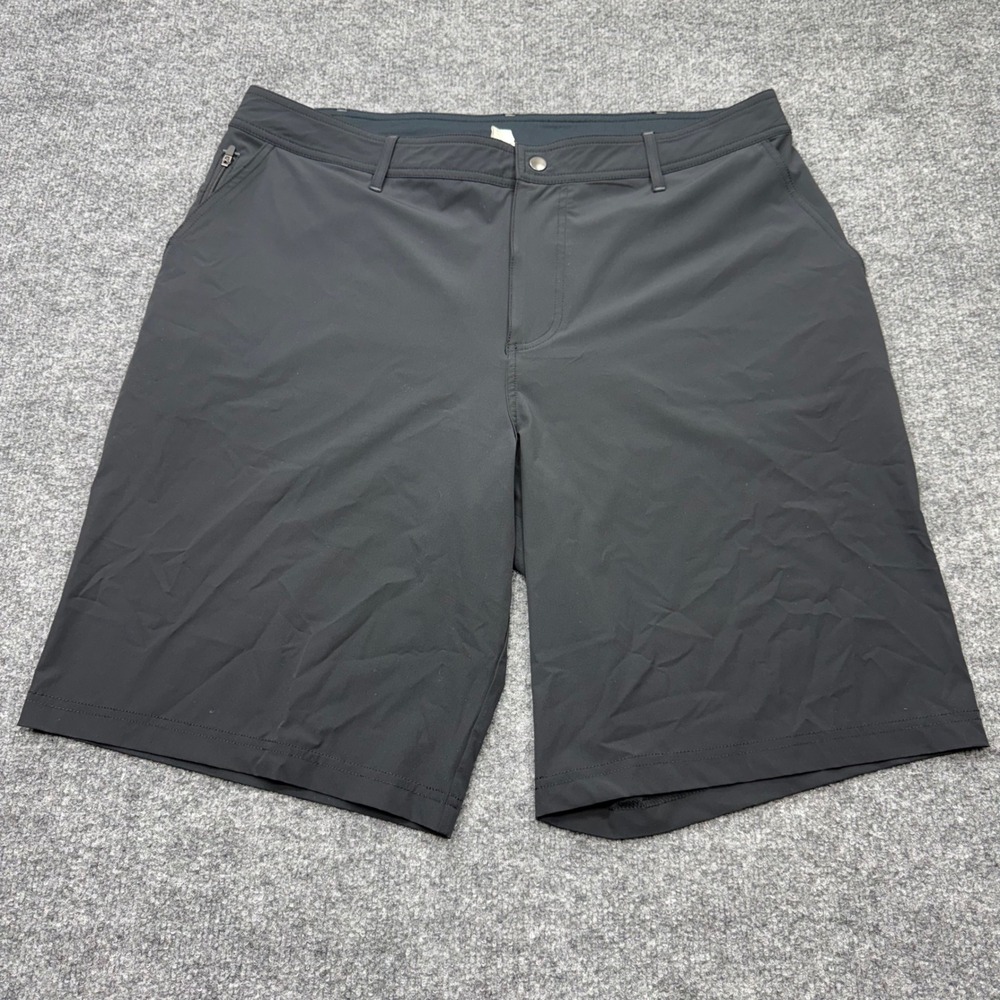 Fabletics Mens One Short Black Stretch Athletic Training Shorts Size Large L